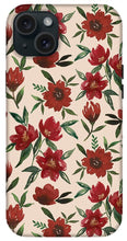 Load image into Gallery viewer, Red Fall Flowers - Phone Case