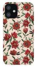 Load image into Gallery viewer, Red Fall Flowers - Phone Case
