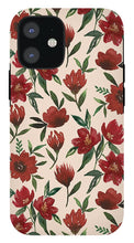 Load image into Gallery viewer, Red Fall Flowers - Phone Case