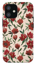 Load image into Gallery viewer, Red Fall Flowers - Phone Case