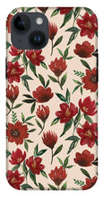 Load image into Gallery viewer, Red Fall Flowers - Phone Case