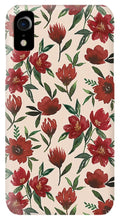Load image into Gallery viewer, Red Fall Flowers - Phone Case