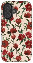 Load image into Gallery viewer, Red Fall Flowers - Phone Case