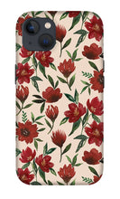 Load image into Gallery viewer, Red Fall Flowers - Phone Case