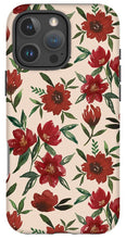 Load image into Gallery viewer, Red Fall Flowers - Phone Case