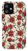Load image into Gallery viewer, Red Fall Flowers - Phone Case
