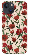 Load image into Gallery viewer, Red Fall Flowers - Phone Case