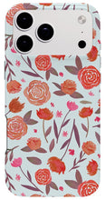 Load image into Gallery viewer, Red Floral Pattern - Phone Case