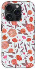 Load image into Gallery viewer, Red Floral Pattern - Phone Case