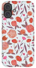 Load image into Gallery viewer, Red Floral Pattern - Phone Case