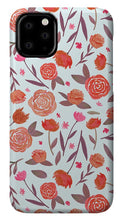 Load image into Gallery viewer, Red Floral Pattern - Phone Case