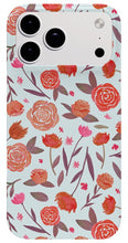 Load image into Gallery viewer, Red Floral Pattern - Phone Case