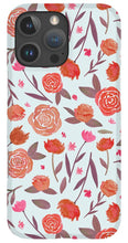 Load image into Gallery viewer, Red Floral Pattern - Phone Case