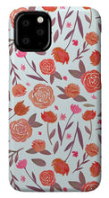 Load image into Gallery viewer, Red Floral Pattern - Phone Case