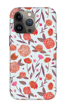 Load image into Gallery viewer, Red Floral Pattern - Phone Case