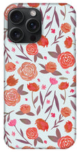 Load image into Gallery viewer, Red Floral Pattern - Phone Case