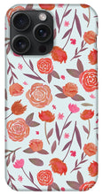 Load image into Gallery viewer, Red Floral Pattern - Phone Case