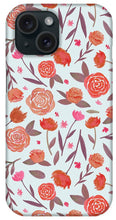Load image into Gallery viewer, Red Floral Pattern - Phone Case