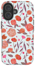 Load image into Gallery viewer, Red Floral Pattern - Phone Case