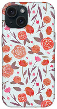 Load image into Gallery viewer, Red Floral Pattern - Phone Case