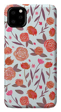 Load image into Gallery viewer, Red Floral Pattern - Phone Case