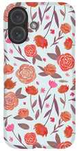 Load image into Gallery viewer, Red Floral Pattern - Phone Case