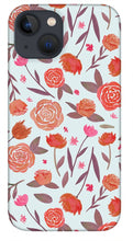 Load image into Gallery viewer, Red Floral Pattern - Phone Case