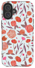 Load image into Gallery viewer, Red Floral Pattern - Phone Case