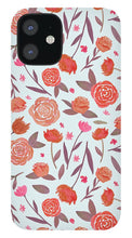 Load image into Gallery viewer, Red Floral Pattern - Phone Case