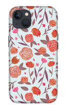 Load image into Gallery viewer, Red Floral Pattern - Phone Case