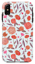 Load image into Gallery viewer, Red Floral Pattern - Phone Case