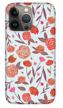 Load image into Gallery viewer, Red Floral Pattern - Phone Case