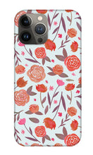 Load image into Gallery viewer, Red Floral Pattern - Phone Case