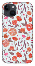 Load image into Gallery viewer, Red Floral Pattern - Phone Case