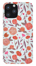 Load image into Gallery viewer, Red Floral Pattern - Phone Case