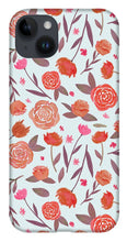 Load image into Gallery viewer, Red Floral Pattern - Phone Case