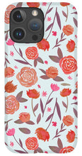 Load image into Gallery viewer, Red Floral Pattern - Phone Case