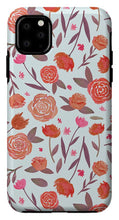 Load image into Gallery viewer, Red Floral Pattern - Phone Case