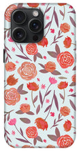 Load image into Gallery viewer, Red Floral Pattern - Phone Case