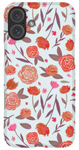 Load image into Gallery viewer, Red Floral Pattern - Phone Case