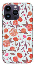 Load image into Gallery viewer, Red Floral Pattern - Phone Case
