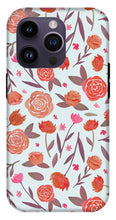 Load image into Gallery viewer, Red Floral Pattern - Phone Case