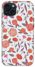 Load image into Gallery viewer, Red Floral Pattern - Phone Case