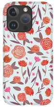 Load image into Gallery viewer, Red Floral Pattern - Phone Case