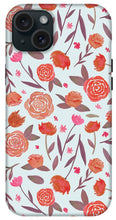 Load image into Gallery viewer, Red Floral Pattern - Phone Case