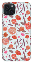 Load image into Gallery viewer, Red Floral Pattern - Phone Case