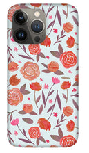 Load image into Gallery viewer, Red Floral Pattern - Phone Case