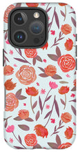 Load image into Gallery viewer, Red Floral Pattern - Phone Case
