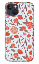Load image into Gallery viewer, Red Floral Pattern - Phone Case