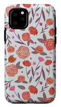 Load image into Gallery viewer, Red Floral Pattern - Phone Case